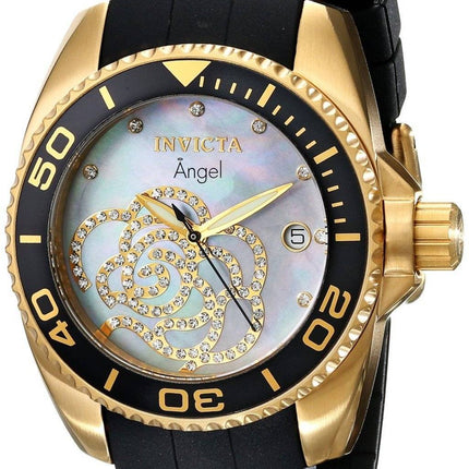 Invicta Angel samling diamanter guld Tone 0489 kvinders ur