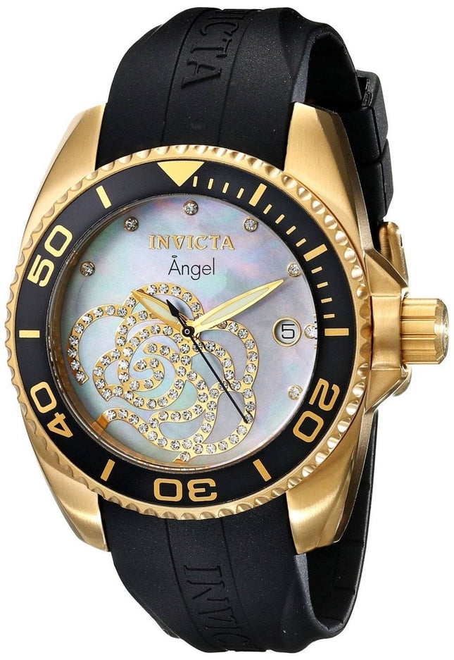Invicta Angel samling diamanter guld Tone 0489 kvinders ur