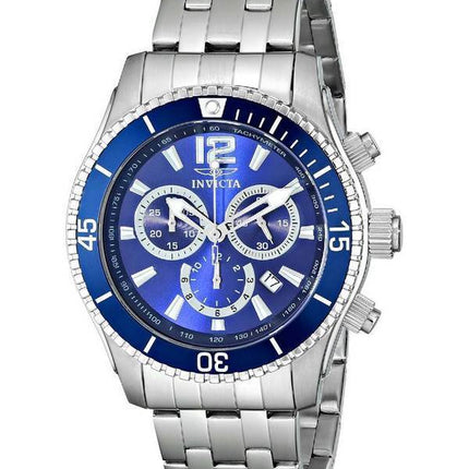 Invicta II speciale blå urskive Chronograph 0620 Herreur