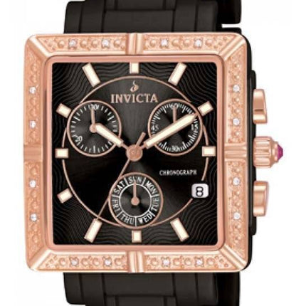 Invicta keramik sort urskive diamanter Chronograph 10217 kvinders ur