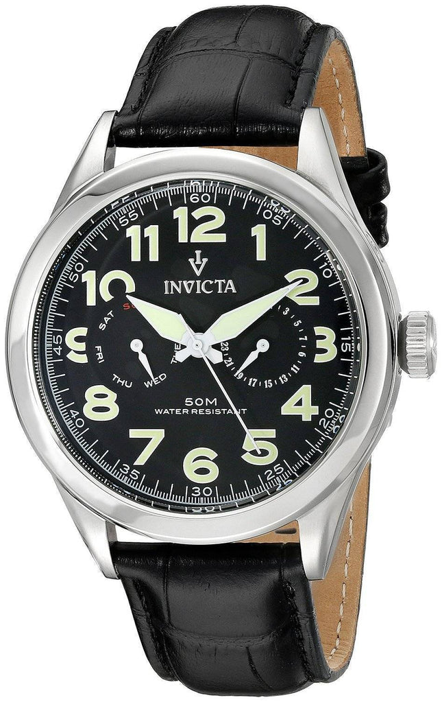 Invicta Vintage sort urskive INV11741/11741 Herreur