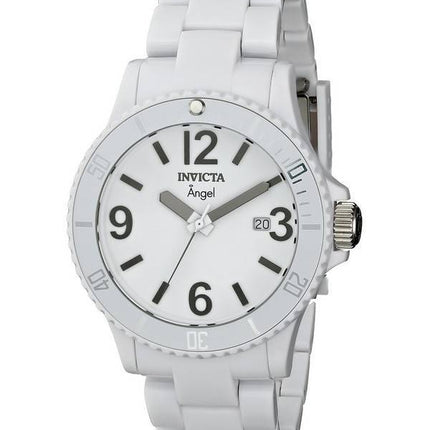 Invicta Angel hvid plast schweizisk Quartz 1207 kvinders ur