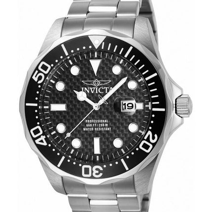 Invicta Pro Diver Black Dial Quartz Diver's 12562 200M herreur