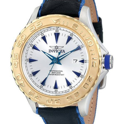 Invicta Pro Diver kvarts sølv urskive 200M 12615 Herreur