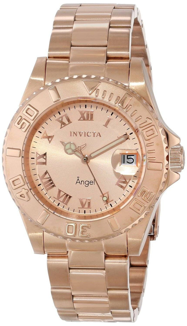 Invicta engel steg guld Tone 200M 14322 kvinders ur