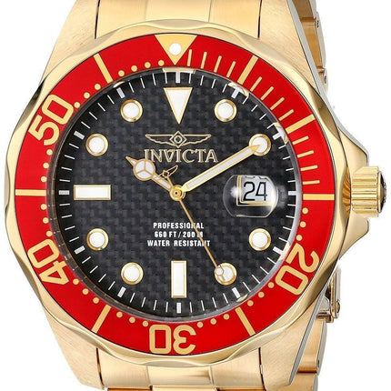 Invicta Pro Diver guld Tone 200M 14359 Herreur