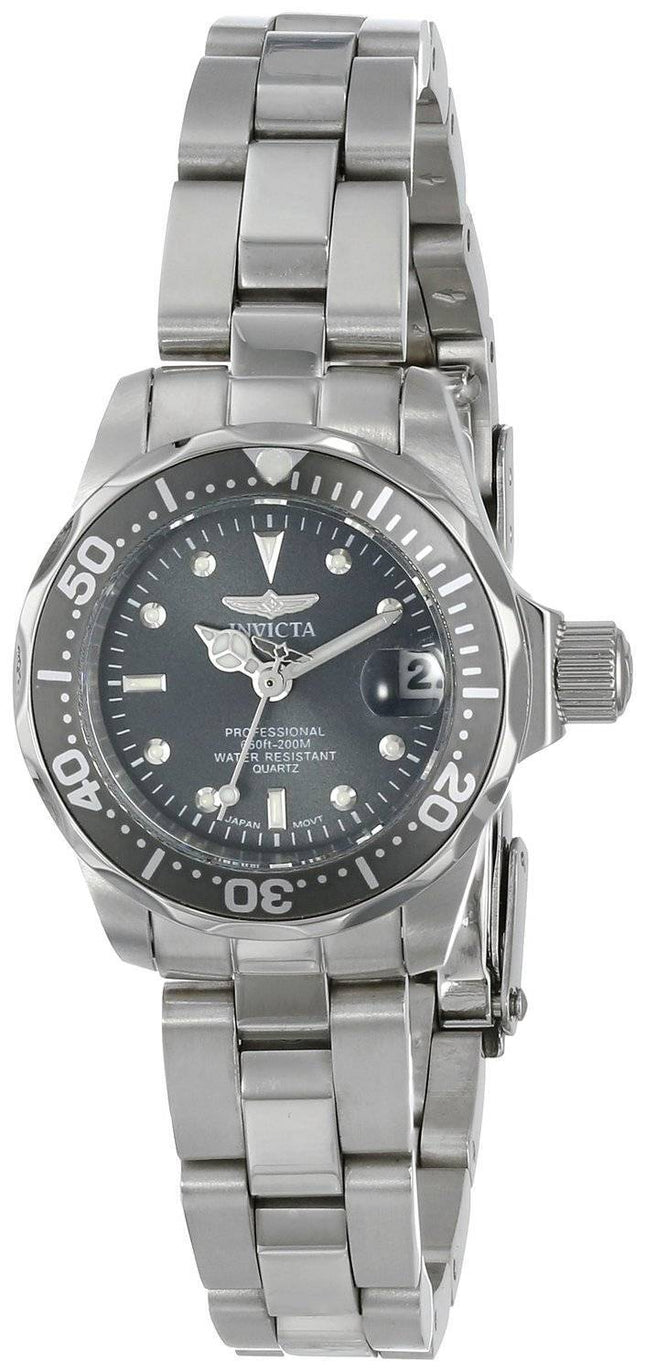 Invicta Pro Diver 200M kvarts trækul Dial INV14984/14984 kvinders ur