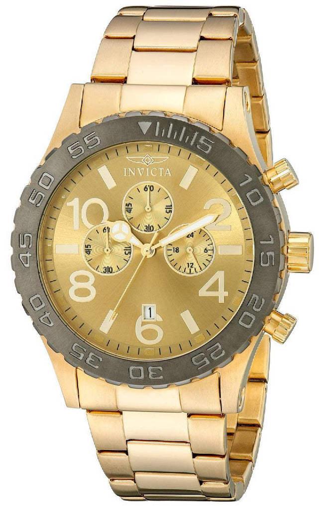 Invicta speciale Chronograph guld Tone 15160 Herreur