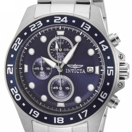 Invicta Pro Diver Chronograph blå urskive 100M 15205 Herreur