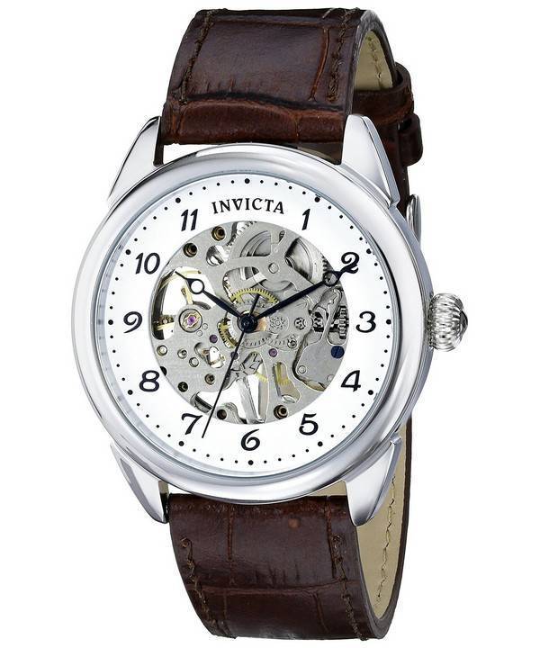 Invicta speciale sølv skelet Dial 17187 Herreur