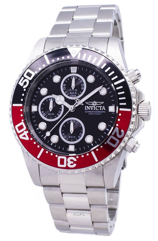 Invicta Pro Diver 1770 Chronograph Quartz 200M Herreur
