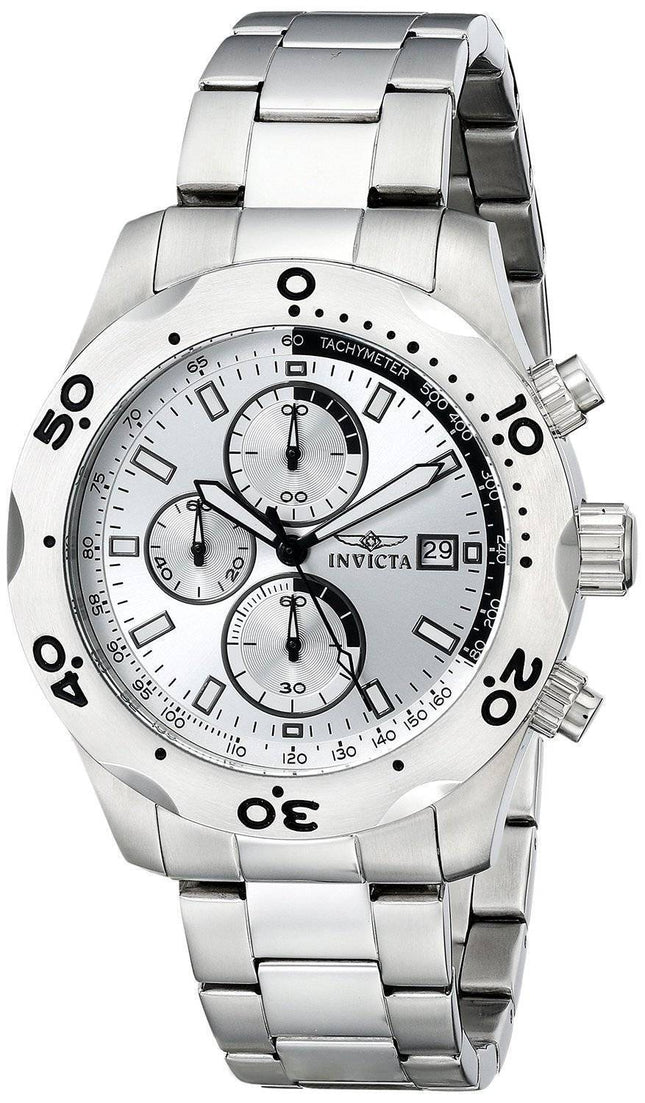 Invicta speciale Chronograph sølv Dial INV17747/17747 Herreur