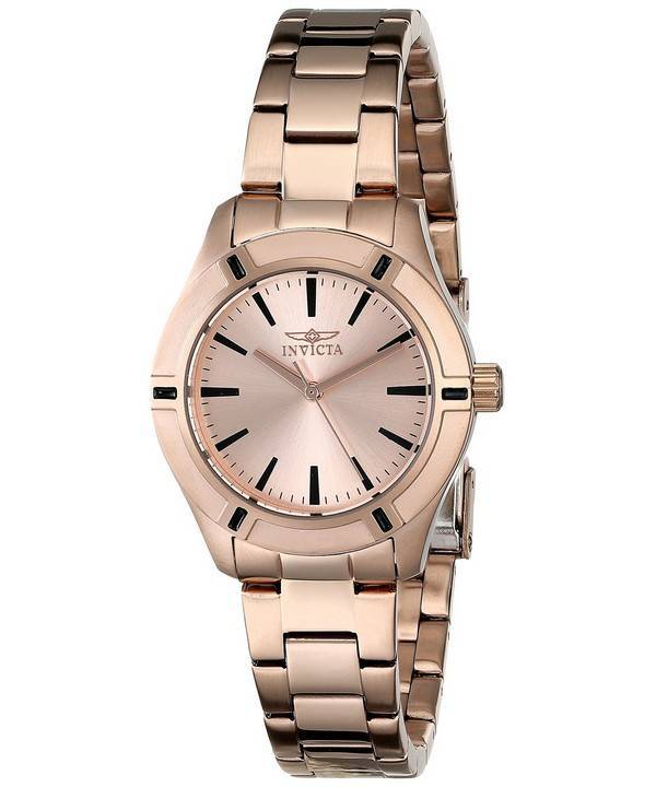 Invicta Pro Diver kvarts steg guld 18031 kvinders ur