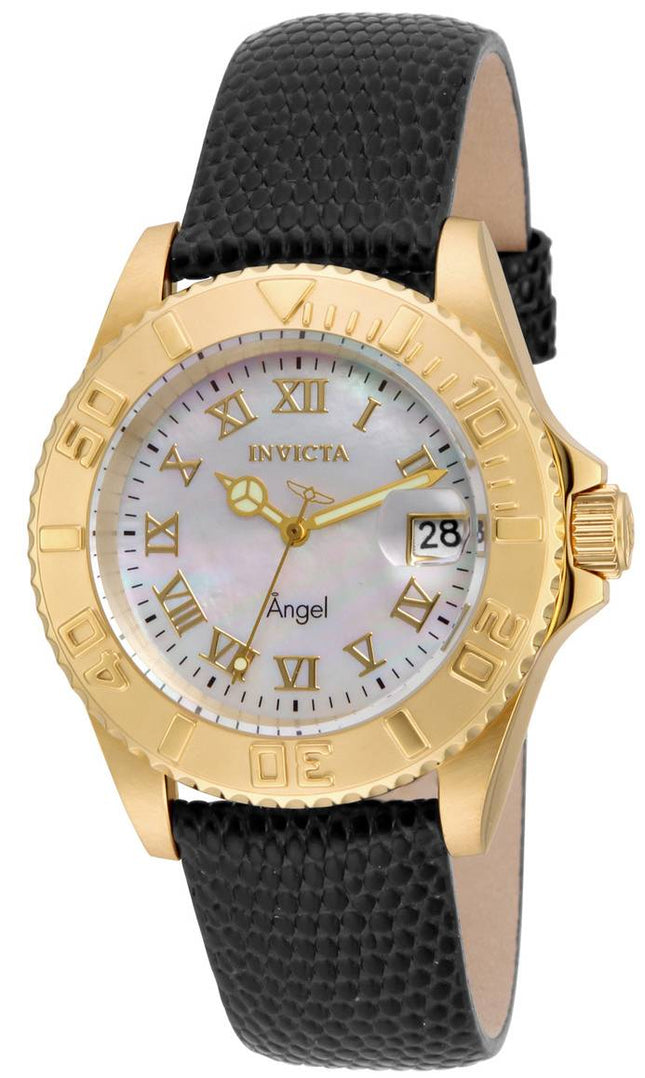 Invicta Angel mor af perlemor urskive dato Display 18407 kvinders ur
