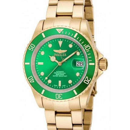 Invicta Pro Diver automatisk Professional 200M guld Tone 18506 Herreur