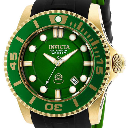 Invicta Pro Diver automatisk WR 300M grøn urskive 20202 Herreur