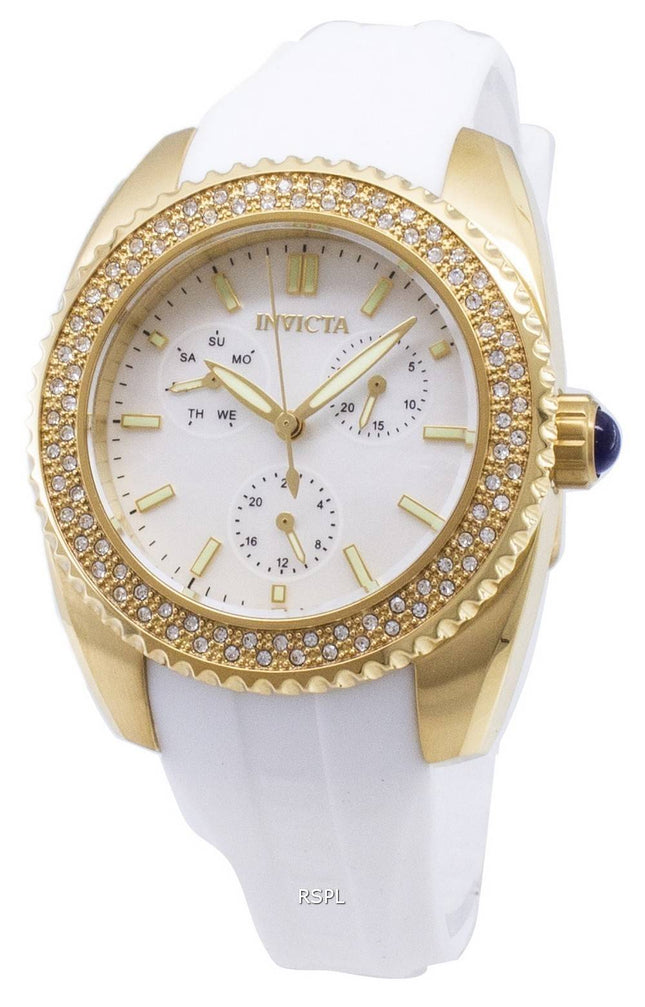 Invicta Angel 28488 diamant accenter Analog Quartz kvinder ur