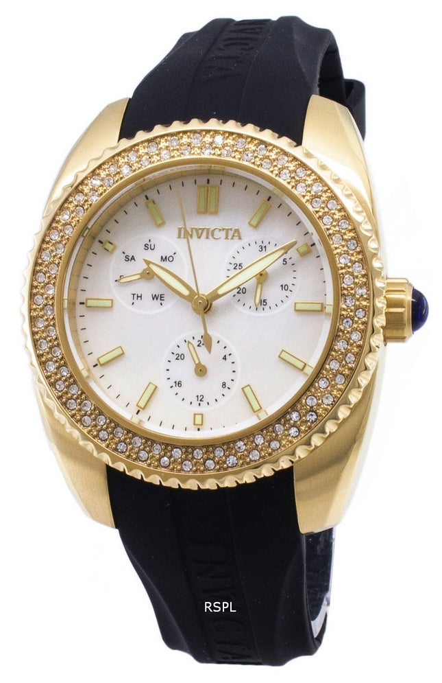 Invicta Angel 28489 diamant accenter Analog Quartz kvinder ur