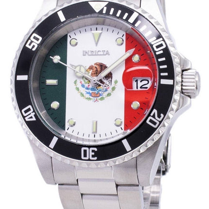 Invicta Pro Diver 28702 begrænset verdens fodbold Mexico Edition automatisk 200M Herre ur