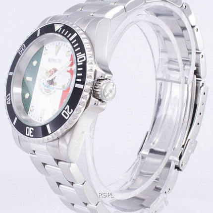 Invicta Pro Diver 28702 begrænset verdens fodbold Mexico Edition automatisk 200M Herre ur