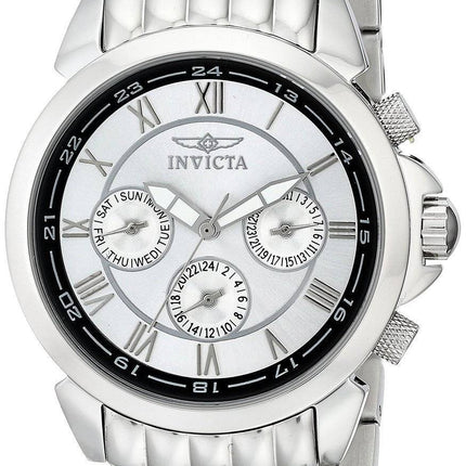 Invicta speciale samling multifunktions sølv urskive 2875 Herreur
