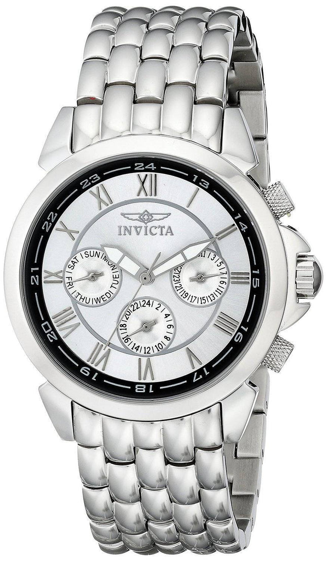 Invicta speciale samling multifunktions sølv urskive 2875 Herreur