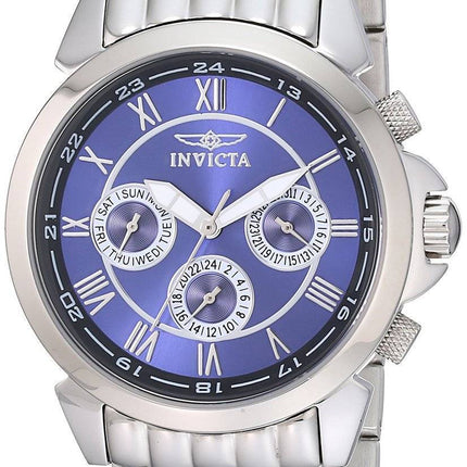 Invicta speciale samling multifunktions blå urskive 2876 Herreur