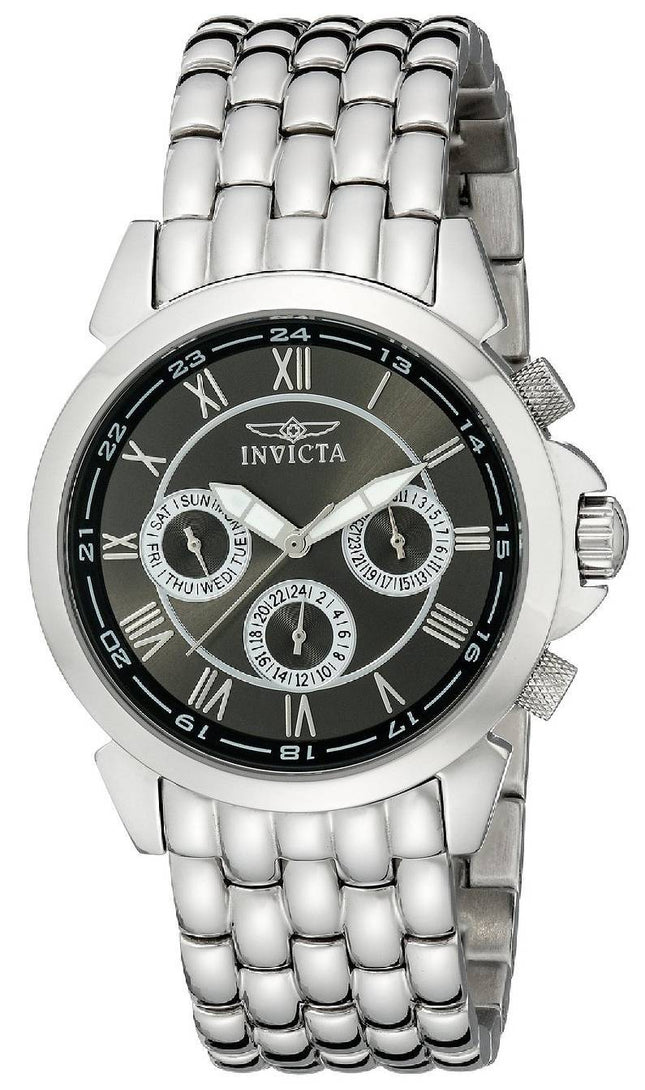 Invicta speciale samling multifunktions grå urskive 2877 Herreur