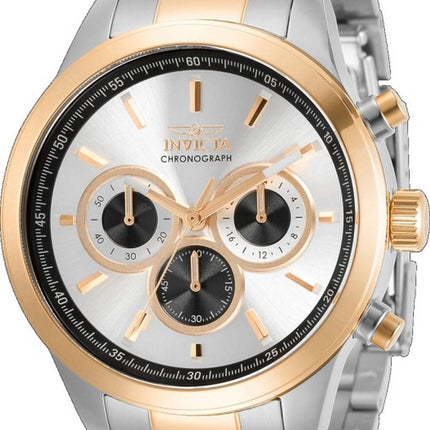 Invicta Specialty Chronograph Silver Dial Quartz 30983 100M Herreur