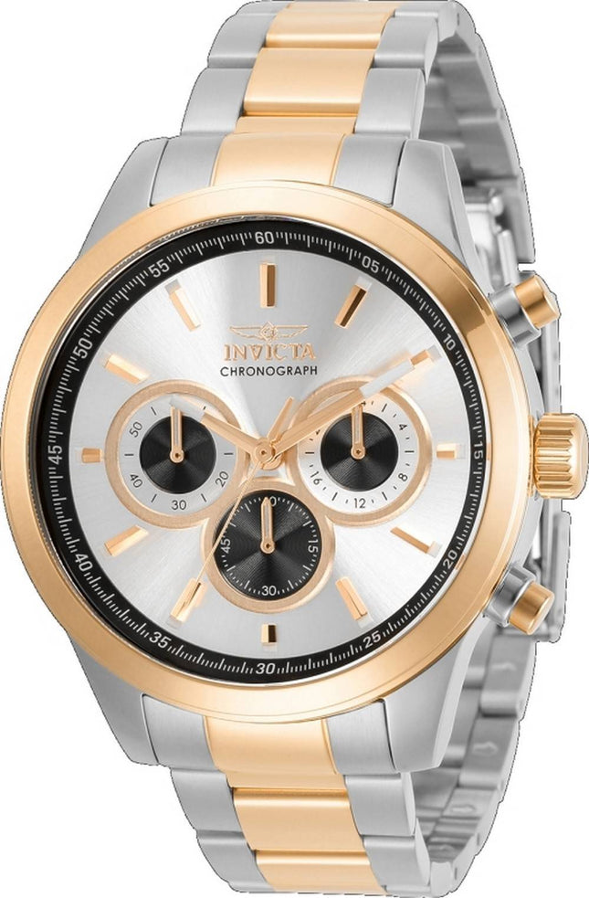 Invicta Specialty Chronograph Silver Dial Quartz 30983 100M Herreur