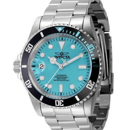 Invicta Pro Diver Lefty rustfrit stål turkis skive automatisk dykker 44045 200M herreur