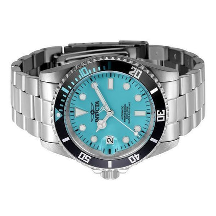 Invicta Pro Diver Lefty rustfrit stål turkis skive automatisk dykker 44045 200M herreur