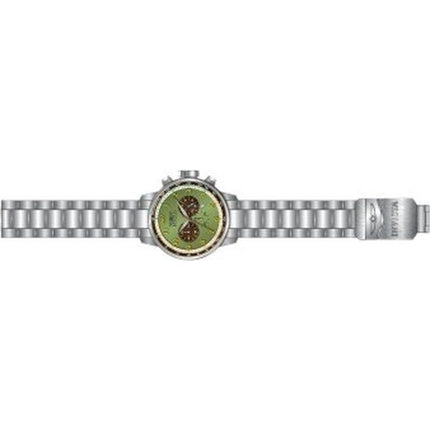 Invicta S1 RAlley Chronograph rustfrit stål grøn skive kvarts 44951 100M herreur