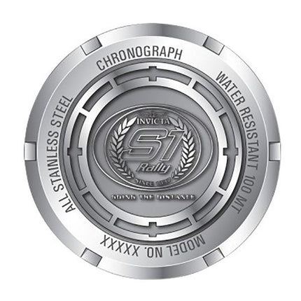 Invicta S1 RAlley Chronograph rustfrit stål grøn skive kvarts 44951 100M herreur