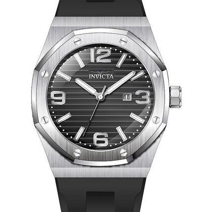 Invicta Huracan Silikonerem Black Dial Quartz 45772 100M herreur