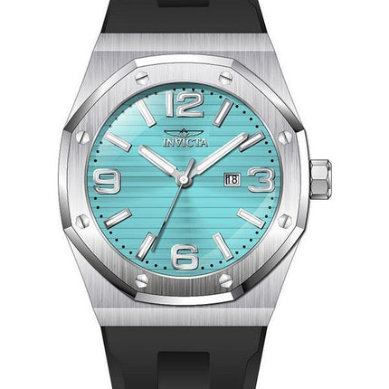 Invicta Huracan silikone rem turkis urskive Quartz 45773 100M herreur