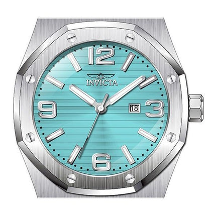 Invicta Huracan silikone rem turkis urskive Quartz 45773 100M herreur