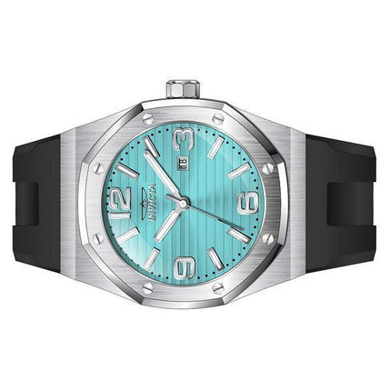 Invicta Huracan silikone rem turkis urskive Quartz 45773 100M herreur