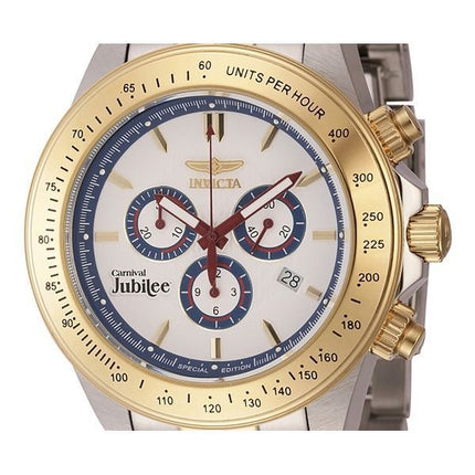 Invicta Cruiseline Chronograph Limited Edition White Dial Quartz Diver&#39,s 46145 200M herreur