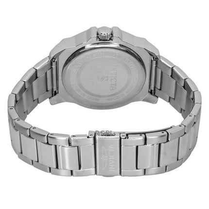 Invicta Speedway rustfrit stål sort urskive kvarts 46842 herreur