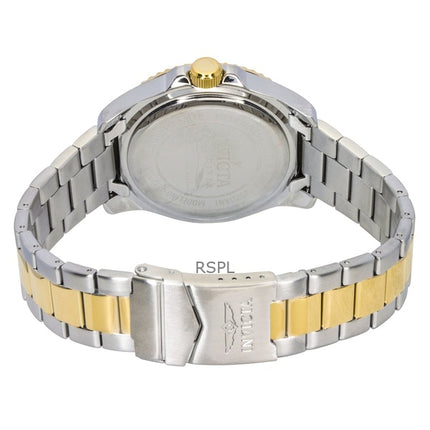 Invicta Pro Diver tofarvet rustfrit stål hvid urskive kvarts 47127 herreur