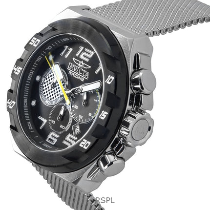 Invicta Racing Chronograph GMT rustfrit stål grå skive kvarts 47203 herreur