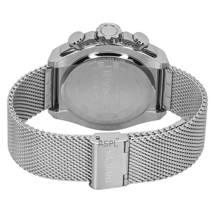 Invicta Racing Chronograph GMT rustfrit stål grå skive kvarts 47203 herreur