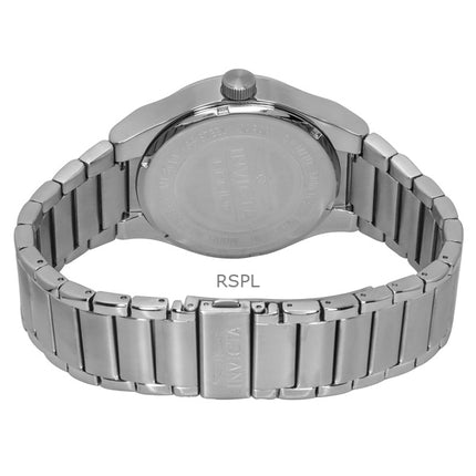 Invicta Racing rustfrit stål blå skive kvarts 47548 herreur