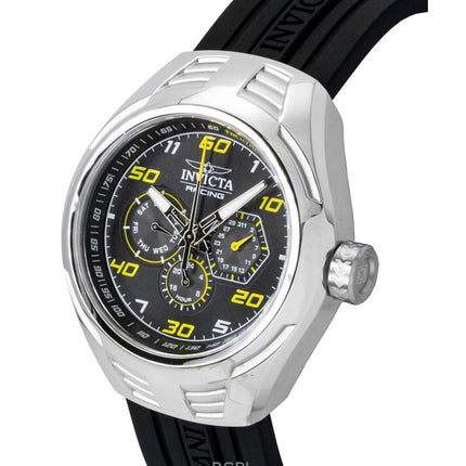 Invicta Racing Silikonerem Sort Urskive Quartz 47724 Herreur