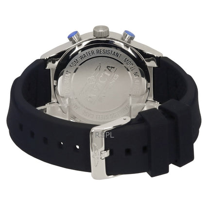 Invicta Racing Chronograph Silikone Strap Hvid Urskive Quartz 47736 Herreur