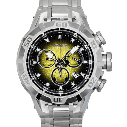 Invicta Reserve Ocean Warrior Chronograph gul og sort urskive kvarts 47848 100M herreur