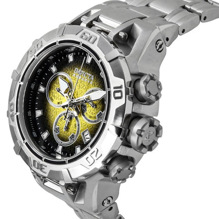 Invicta Reserve Ocean Warrior Chronograph gul og sort urskive kvarts 47848 100M herreur