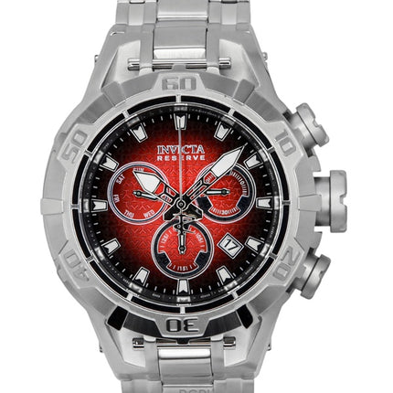 Invicta Reserve Ocean Warrior Chronograph rød og sort urskive kvarts 47849 100M herreur