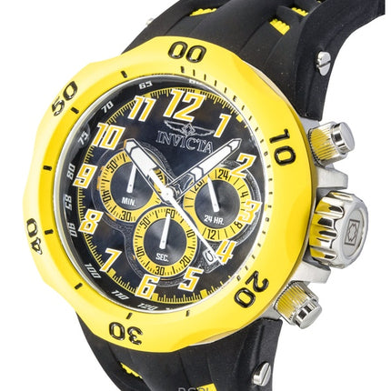 Invicta Venom Hydra GMT Kronograf Silikonerem Sort Skive Quartz 48236 200M Herreur